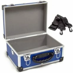 Wolf 320mm Blue Aluminium Storage Case