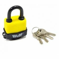Wolf Security Heavy Duty Padlocks - Pack Of 5 Assorted Sizes -Wolf Shop 39652279 3