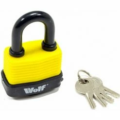 Wolf Security Heavy Duty Padlocks - Pack Of 5 Assorted Sizes -Wolf Shop 39652279 5