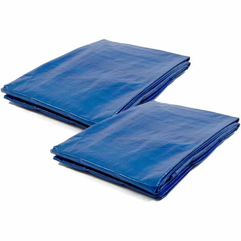 Wolf 120gsm Tarpaulin 12 X 16ft / 3.6 X 4.8m - Pack Of 2 1 Wolf 120gsm Tarpaulin 12 X 16ft / 3.6 X 4.8m - Pack Of 2