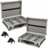 Wolf 425mm Aluminium Case In Black - Set Of 2