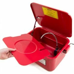 Wolf 3.5 Gallon Bench Top Parts Washer Cleaning & Degreasing Tank -Wolf Shop 7022212 5